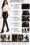 Women's High Waist Leather Leggings Thin Fleece Inside Pants Casual - 6