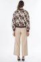 College Collar Patterned Jacket 13009 - 5