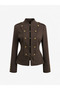 Women's Buttoned Premium Jacket - 6