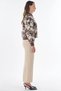 College Collar Patterned Jacket 13009 - 6