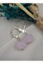 Rondela Cut Czech Crystal Stone Earrings - Silver Color -