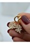 Jewelry Store Four-Leaf Lucky Clover Earrings - Gold Color - - 3