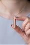 Brass Cylinder Pendant Necklace (3-Piece Bundle Set) - 3
