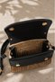Lunessa Women's Shoulder Crossbody Bag with Straw and Faux Leather Detailing, Stylish for Daily Use, Modern Design - 5