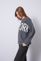 Written Knitted Sweater Anthracite - 2