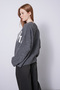 Written Knitted Sweater Anthracite - 4