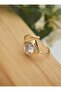 Adjustable ring - gold color - - 3