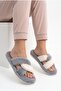 Women'S, Warm, Soft Textured, Comfortable, Strappy, Plush House Slippers - 8