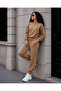 Women's 3 Thread Non-Threaded Crew Neck Basic Sweat - 2