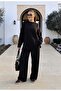 Aluna Modal Trouser Suit |   Oversize Comfortable Fit - Black