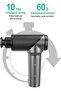 Massage Gun, Handheld Electric Muscle Massager Gun, Percussion Massage Device Deep Tissue - 3