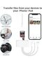 قارئ بطاقات ذاكرة 5 في 1، محول USB، قارئ بطاقات SD، محول كاميرا USB، قارئ بطاقات للآيفون/للاستخدام العام - 5