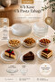13917-1 Aren Mozaik 12 Piece Glass Presentation Set – 6 Cake Plates and 6 Snack Bowls - 2