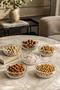 13917-1 Aren Mozaik 12 Piece Glass Presentation Set – 6 Cake Plates and 6 Snack Bowls - 3