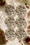 Set of 6 Glass Tea Plates - Cherry Branch Patterned 12 cm - 6 Tea Plates