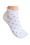 Special Lettuce Elastic Heart Patterned Perfumed Soft Washable Lycra Combed Cotton Booties That Don'T Squeeze the Foot - 5