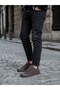 Vigor Brown Genuine Suede Memory Sole Memory Foam Sneaker Shoes Casual