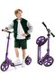 Kick Scooter for Kids, 2-Wheel Foldable Scooter with Adjustable Handlebar, Stand-Up Riding wit