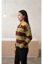 Women's Polo Collar Oversize Soft Textured Knitwear Sweater