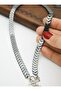 Hematite Stone Necklace - Multicolor - - 4