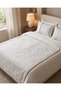 Ivory And Black 4 Piece Floral Comforter Set (King Size) 220x240cm - 3