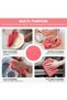 Premium Microfiber Cleaning Cloth Rags 20 Pieces Ultra Soft & Highly Absorbent Lint Free Cleaning Towels for Car, Kitchen, Home, Glass & Electronics Reusable and Washable Pink - 6