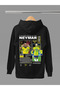 Neymar Jr. Printed Cotton Long Sleeve 3-Yarn Hooded Sweatshirt