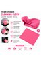 Premium Microfiber Cleaning Cloth Rags 20 Pieces Ultra Soft & Highly Absorbent Lint Free Cleaning Towels for Car, Kitchen, Home, Glass & Electronics Reusable and Washable Pink - 7