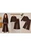 Girl's Long Sleeve Blouse and Wide Leg Pants 2-Piece Set 3-8 Years Old - 2