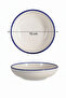 Valencia Bowl Shallow 10cm Rim Navy Blue