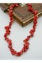Coral Stone Necklace - Multicolor -