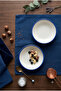 Valencia Bowl Shallow 10cm Rim Navy Blue - 2
