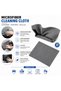 Premium Microfiber Cleaning Cloth Rags 20 Pieces Ultra Soft & Highly Absorbent Lint Free Cleaning Towels for Car, Kitchen, Home, Glass & Electronics Reusable and Washable Grey - 6
