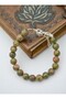 Unakite Stone Bracelet - Multicolor -