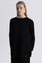 Yuvarlak Yaka Basic Tunik Siyah - 8