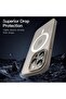 Magnetic Matte Case for iPhone 15 Pro, Natural Titanium - 5