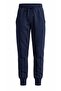 Unisex Children's Elasticated Comfortable Fit Pocketed Sweatpants / School and Casual Ribbed Two-Thread Stretch Sweatpants - 4