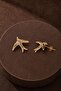 Mini Swallow Gold Earrings - 3