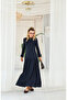 Navy Blue Oysho Fabric Ebise Modelimizz - 2