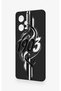 Redmi Note 12 Pro 5g Compatible Black and White Ivy Patterned Silicone Case - 4