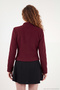 Hakim Lapel Button Detailed Napoleon Cashmere Jacket Women's Cashmere Jacket 611Ce090 - 7