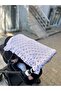 Baby Stroller Muslin Awning and Sunscreen Cover 100% Cotton 50X70 cm