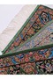 Traditional Medallion Patterned Green / Silk-30X90 cm - 2