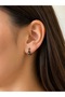 Women's Zircon Stone Steel Earrings - 3