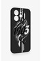 Oppo Reno 15 Pro 5g Compatible Black and White Ivy Patterned Silicone Case - 3