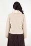 Cotton Detachable Fur Collar Detailed Cashmere Coat Women's Coat 6811149 - 7