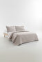 Faint Double XL Bedspread Set - Stone