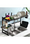 Multi Functional Kitchen Draining Rack Provides a Designated space for Dishes Mugs Chopping Boards Knives - 3