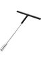 T-Socket Wrench with Plastic Handle -6mm- Durable Hex Socket T-Wrench with Ergonomic Non-Sli