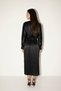 Black Chinese Button Detail Long Sleeve Dress - 4